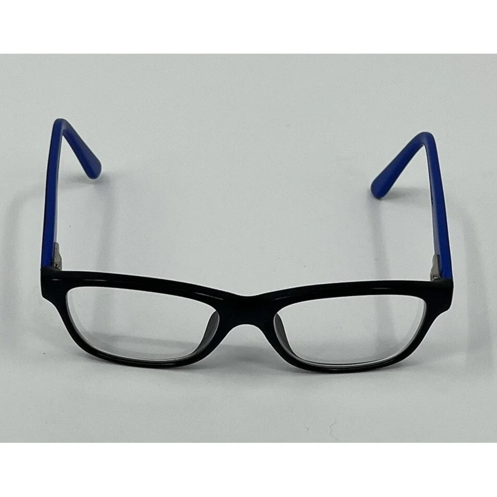 Runway Tween 38 Eyeglasses Frames Black Blue Full Rim 48-16-130